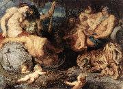 RUBENS, Pieter Pauwel The Four Continents oil on canvas